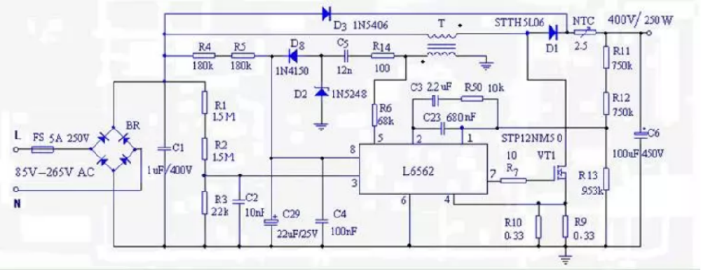 感嘆設(shè)計(jì)之巧妙，升壓PFC-L6562電感加隔離繞組作Vcc供電的妙用定性分析!