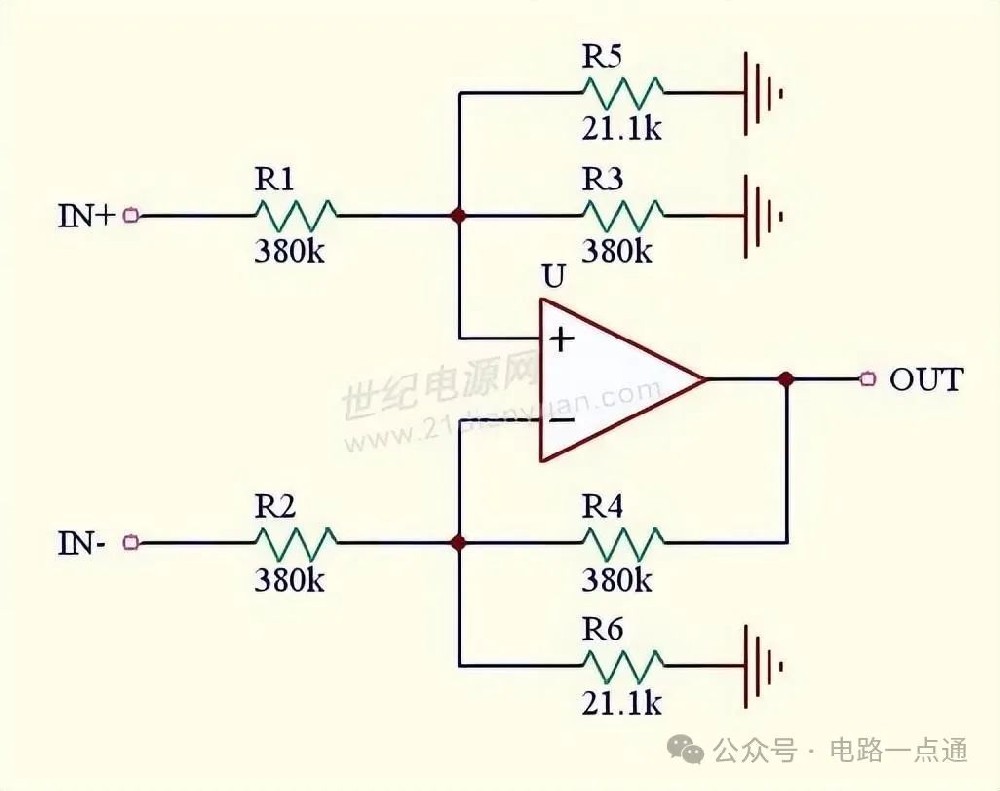 高端電流檢測，這種電路設(shè)計(jì)的很巧妙