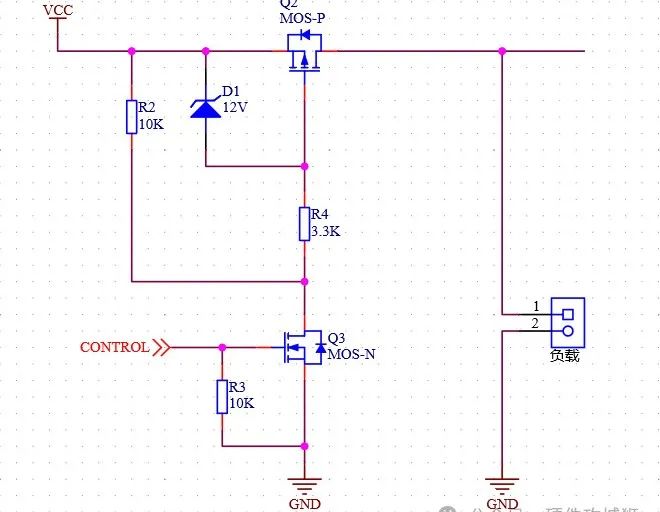 PMOS做電源防倒灌、防電源反接、固態(tài)開關(guān)電路