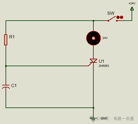 負(fù)載24V 延時(shí)通電電路設(shè)計(jì)，加一個(gè)BJT搞定